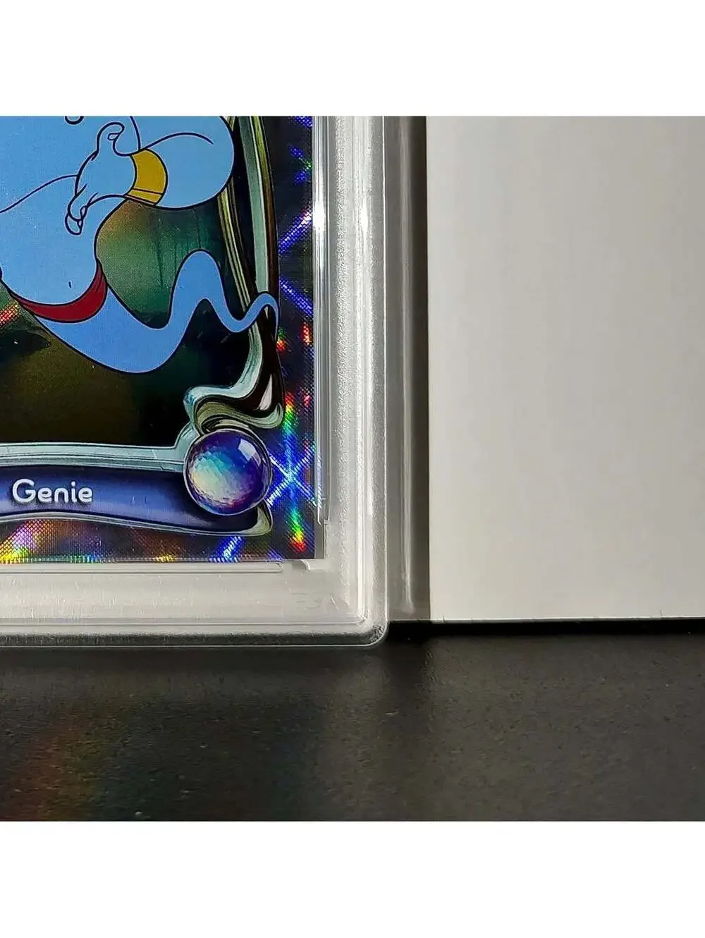 Genie 2025 Topps Disney Wonder #50 Winter Variant Card Aladdin PSA 9